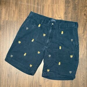 Polo by Ralph Lauren Embroidered Navy Shorts